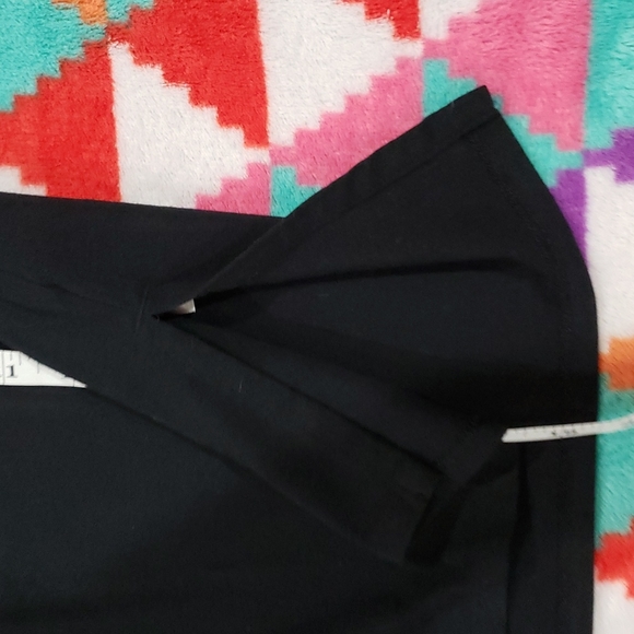 ADIDAS cute girls high low cuffed T-shirt  Size 10/12 M - Picture 4 of 6